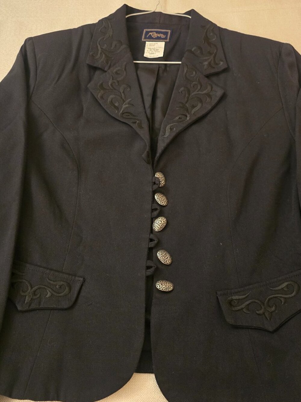 Westernwear Roper Black Blazer Jacket